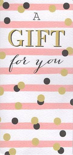 Picture of A GIFT FOR YOU MONEY WALLET BIRTHDAY CARD